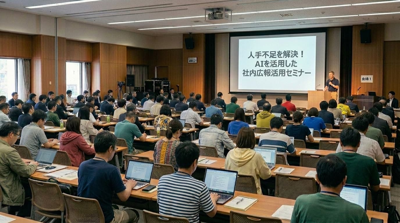 商工会議所セミナーの様子